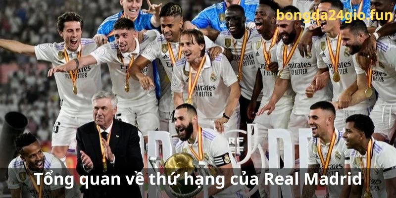 Tổng quan về thứ hạng của Real Madrid